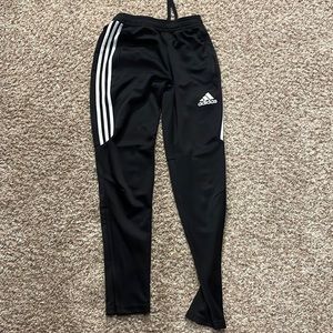 Adidas black tiro track pants